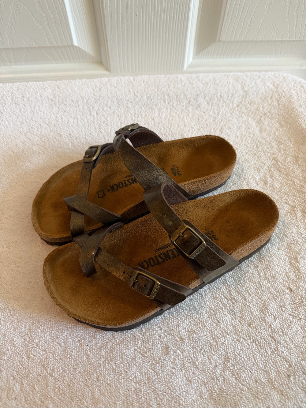Birkenstock Mayari Graceful Toffee Color Size 36 R